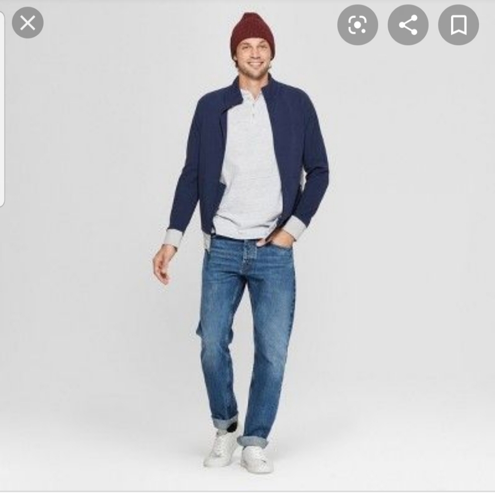 New! Long Sleeve Track Jacket- Goodfellow & CO